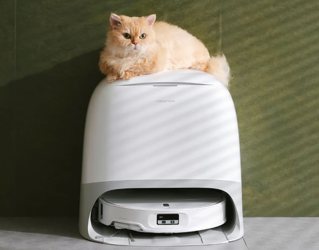 Robot hút bụi lau nhà Roborock Qrevo Curv 2 Pro - Trắng